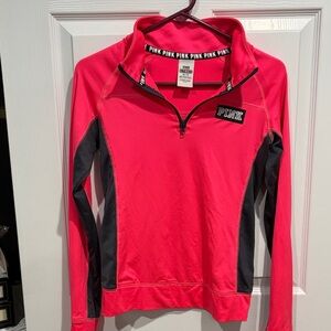 Pink Quarter-Zip Pullover size XS